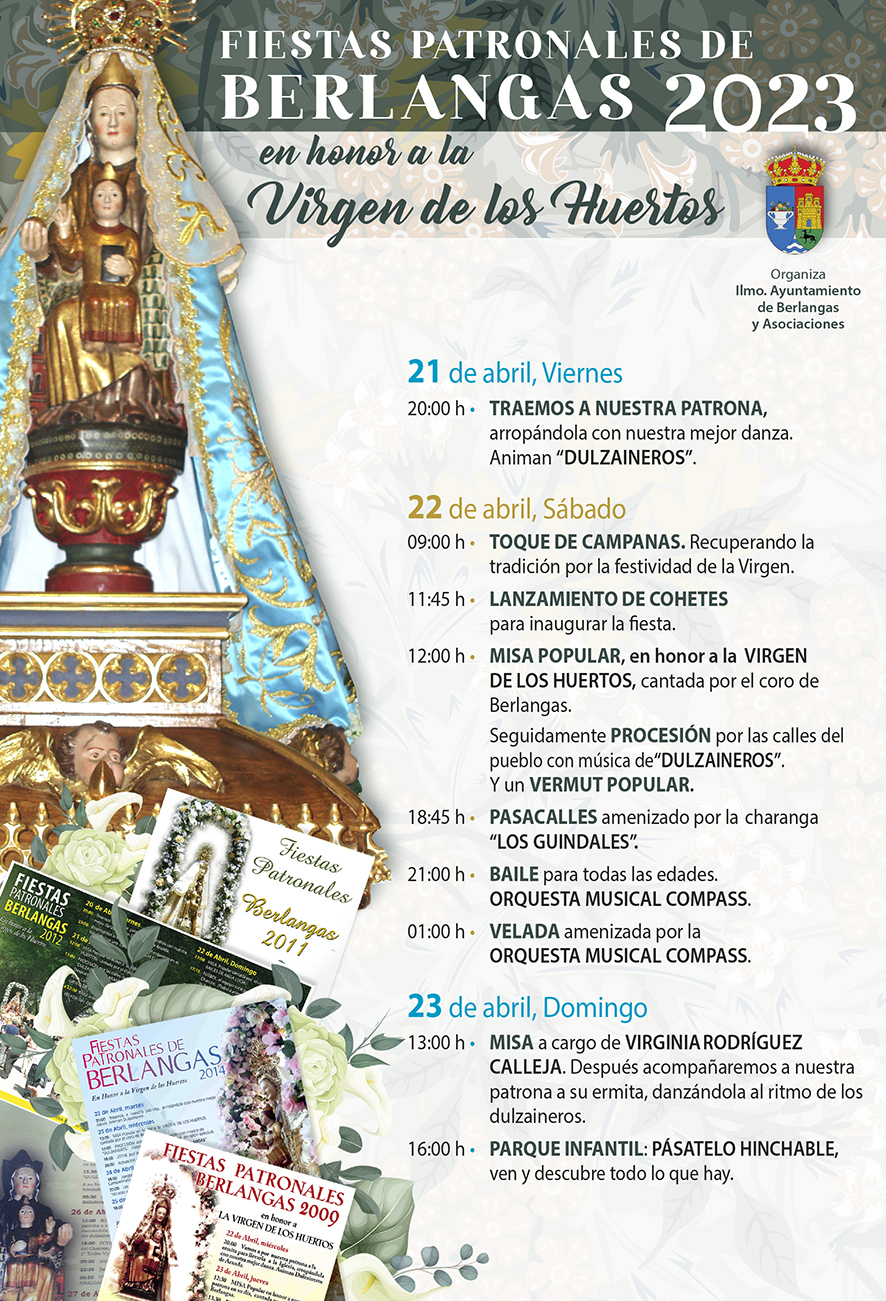 Fiestas patronales en honor a Nuestra Señora de los Huertos 2023 Berlangas de Roa